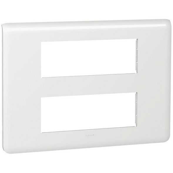 Рамка Legrand Mosaic Белый 2х6-модульная 078836