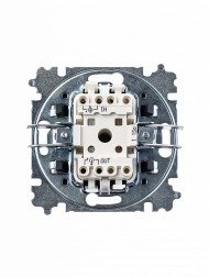 Выключатель ABB Levit антрацит / дымчатый чёрный двухклавишный 2CHH590545A6063 3559H-A05445 63W