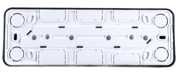 4-ая розетка Schneider Electric открытой установки, с заземлением, со шторками Антрацит Blanca BLNRA011416