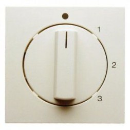 Центральная панель Berker R.1 белый, с блеском с вращающейся ручкой для 3-уровневого выключателя 10968982