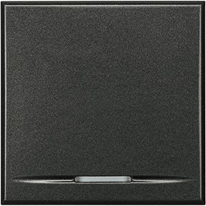 Кнопка Bticino Axolute Антрацит 1Р (NO) 16 А 250 В~ – 2 модуля HS4055/2