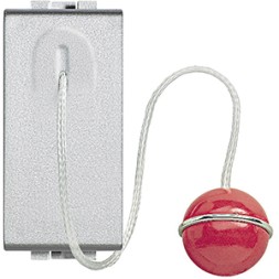 Кнопка Bticino LivingLight Air Алюминий 10А, 1P-NО NT4033