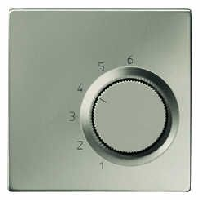 Накладка Jung LS серия Edelstahl термостата комнатного(мех TR236U,TR246U) ESTR236PL