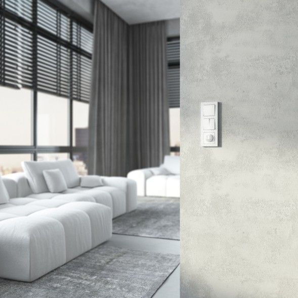 Выключатель одноклавишный проходной (Hammer белый) Werkel W1212001