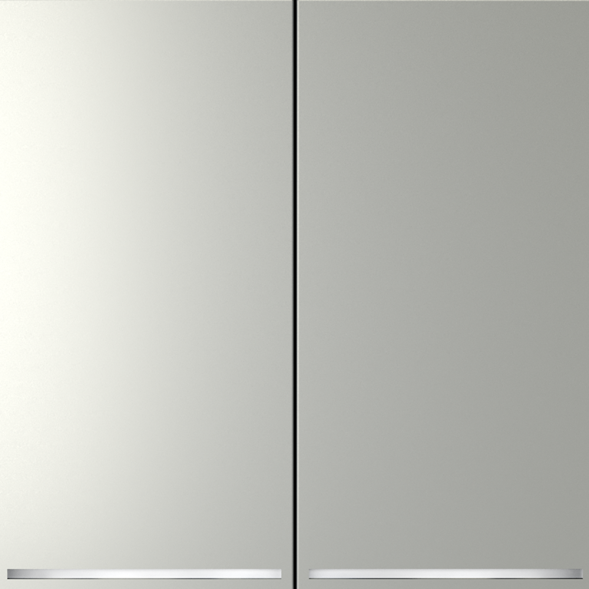 Выключатель встраиваемый VOLTUM S70 двухклавишный с подсветкой 10А, (сталь)