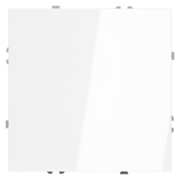 Заглушка VOLTUM S70 с суппортом, (белый глянцевый)