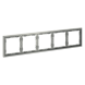 Рамка пластиковая VOLTUM S70 на 5 постов, (сталь)