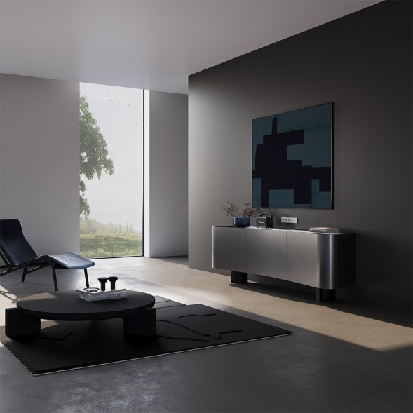 Рамка пластиковая VOLTUM S70 на 5 постов, (сталь)