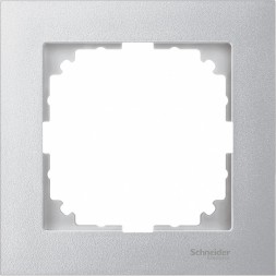 Рамка Merten M-Pure Алюминий 1 пост MTN4010-3660