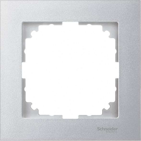 Рамка Merten M-Pure Алюминий 1 пост MTN4010-3660