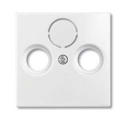 Плата центральная (накладка) ABB Basic 55 альпийский белый для ТВ-розеток 2CKA001724A4283 1743-94-507