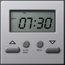 Электронный таймер Gira E22 Алюминий Easy 1175203