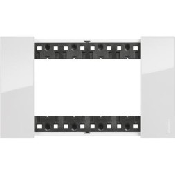 Рамка Bticino Living Now GHIACCIO 4-модульная KA4804DW