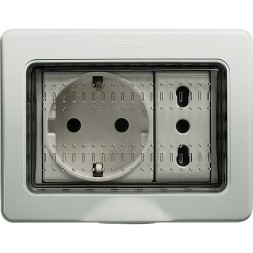 Коробка Bticino Living Light IP55, 3 Модуля 25503