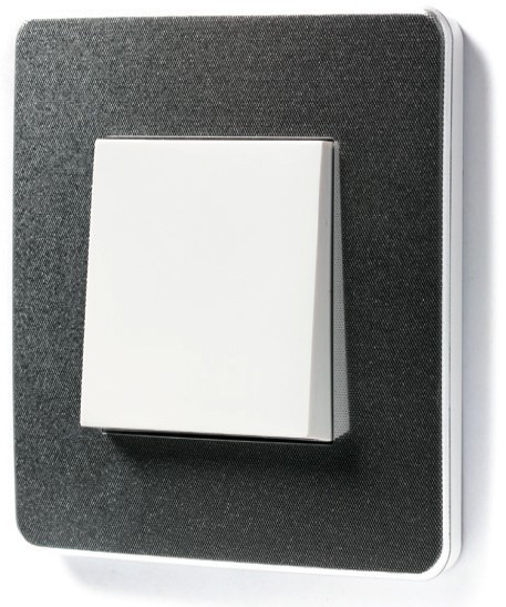 Рамка Schneider Electric Unica Studio Metal Хром / Белый 1 пост NU280255