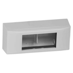Рамка Legrand Mosaic белая с профилем 20 мм 4 модуля для кабель-канала DLPlus 031613