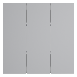 Клавиши для выключателя/переключателя трехклавишного, S70 (серый)