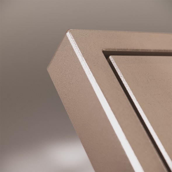 Клавиши для выключателя/переключателя двухклавишного с подсветкой, S70 Metal (платина)