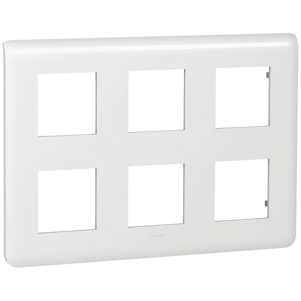Рамка Legrand Mosaic Белый 2х3х2-модульная 078832