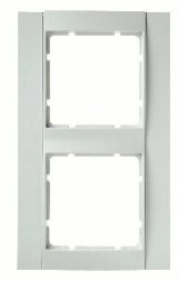 Рамка Berker B.1 двухпостовая Белый матовый 10121909