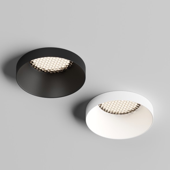 Точечный встраиваемый светильник Denkirs DK2070-BK