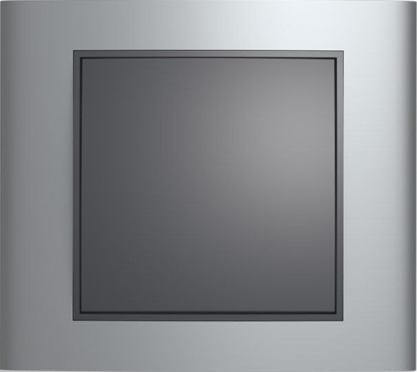 Рамка Berker B.3 Алюминий / Антрацит 1 пост 10113004