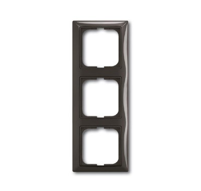 Рамка ABB Basic 55 Chateau-black 3 поста 2CKA001725A1508 2513-95-507