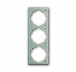 Рамка ABB Impuls Шампань металлик 3 поста 2CKA001754A2536 1723-79