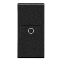 Клавиша Bticino Living Light Axial Антрацит Лампа, 1 модуль L4916A