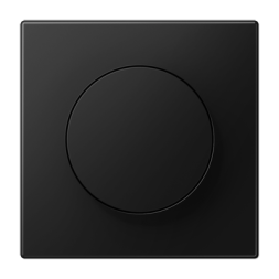 Накладка с увеличенной ручкой LS 990, LS ZERO, поворотно-нажимной, с возможностью управления с 2-х мест черный матовый Jung LS серия LS1740SWM