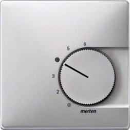 Центральная плата Merten Artec алюминий терморегулятора с переключателем, System Design MTN537460