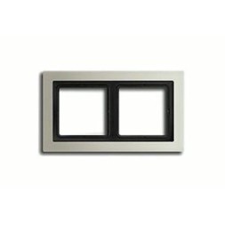 Рамка Jung LS Design Edelstahl 2 поста ESD2982