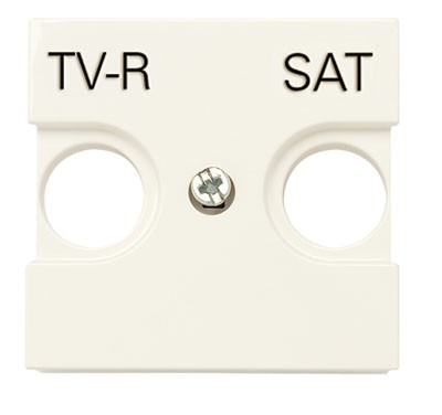 Накладка для TV-R-SAT розетки ABB Zenit шампань 2-модульная 2CLA225010N1901 N2250.1 CV
