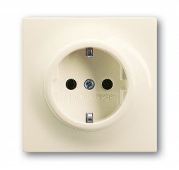 Розетка ABB Impuls слоновая кость SCHUKO 16А 250В 2CKA002011A6224 20 EUC-72-500
