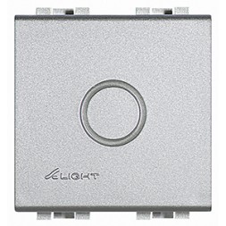 Заглушка Bticino LivingLight Air Алюминий с выламываемой вставкой, размер 2 модуля NT4951