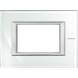 Рамка Bticino Axolute Квадрат Whice 3 модуля HA4803VSW