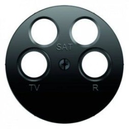 Центральная плата Berker R.1 черный для антенной розетки 14842045