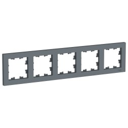 Рамка Schneider Electric Atlasdesign Грифель 5 постов ATN000705
