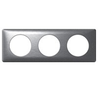 Рамка Legrand Celiane Металлик Алюминий 3 поста 068923