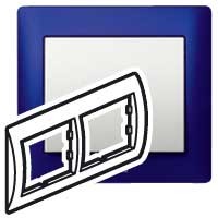 Рамка Legrand Galea Life Синий 2 поста 771912
