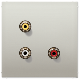 Плата Jung SL серия гнезд Cinch Audio, &quot;композит&quot; VIDEO MAES1031