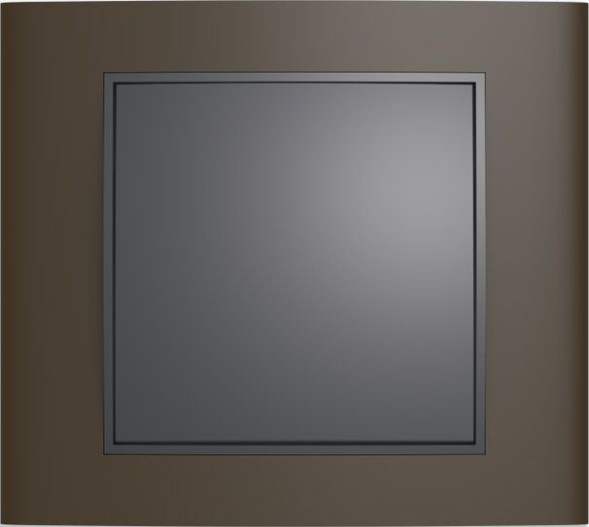 Рамка Berker B.3 Коричневый / Антрацит 1 пост 10113001