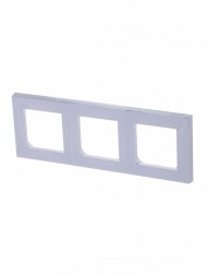 Рамка ABB Levit Белый / Белый 3 поста 2CHH015030A6003 3901H-A05030 03W