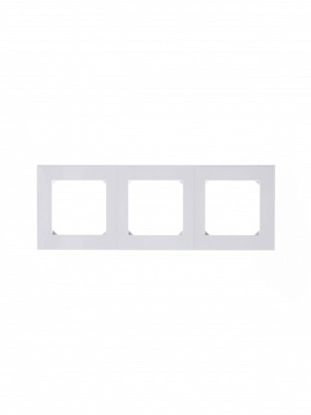 Рамка ABB Levit Белый / Белый 3 поста 2CHH015030A6003 3901H-A05030 03W