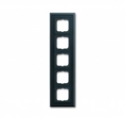Рамка ABB Dynasty Антрацит 5 постов 2CKA001754A4609 1725-831-500
