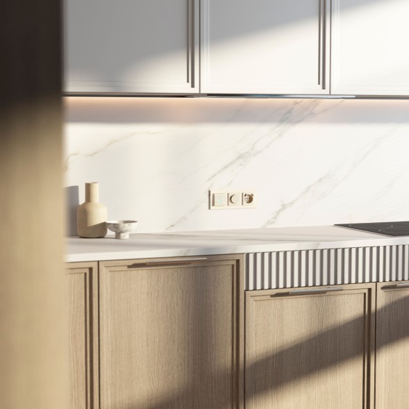 Диммер N (шампань рифленый) Werkel W1142010