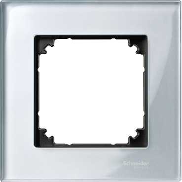 Рамка Merten M-Elegance Бриллиантовое серебро 1 пост MTN4010-3260