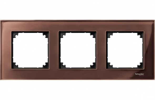 Рамка Merten M-Elegance Махагон 3 поста MTN4030-3215