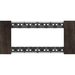 Рамка Bticino Living Now NOCE 6-модульная KA4806LG