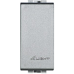 Заглушка Bticino LivingLight Air Алюминий размер 1 модуль NT4950